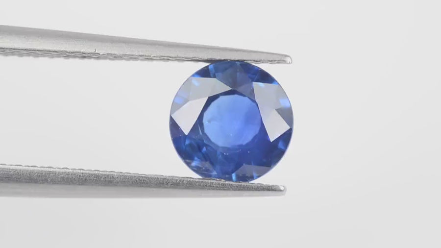 6.5 mm Natural Blue Sapphire Loose Gemstone Round Cut