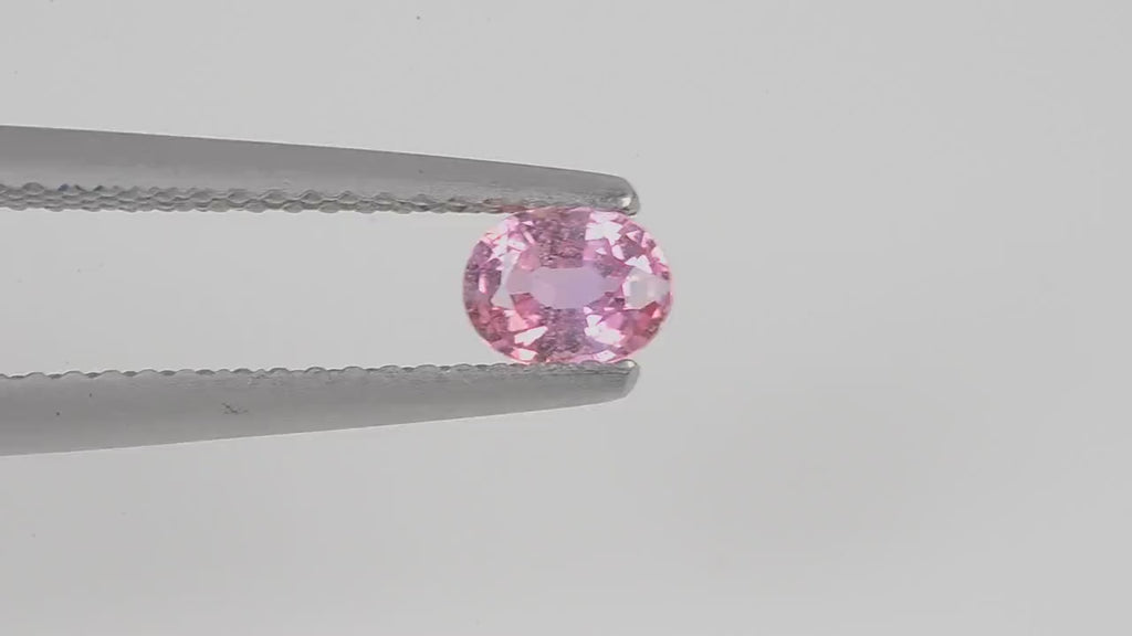 0.41 cts Natural  Pink Sapphire Loose Gemstone oval Cut