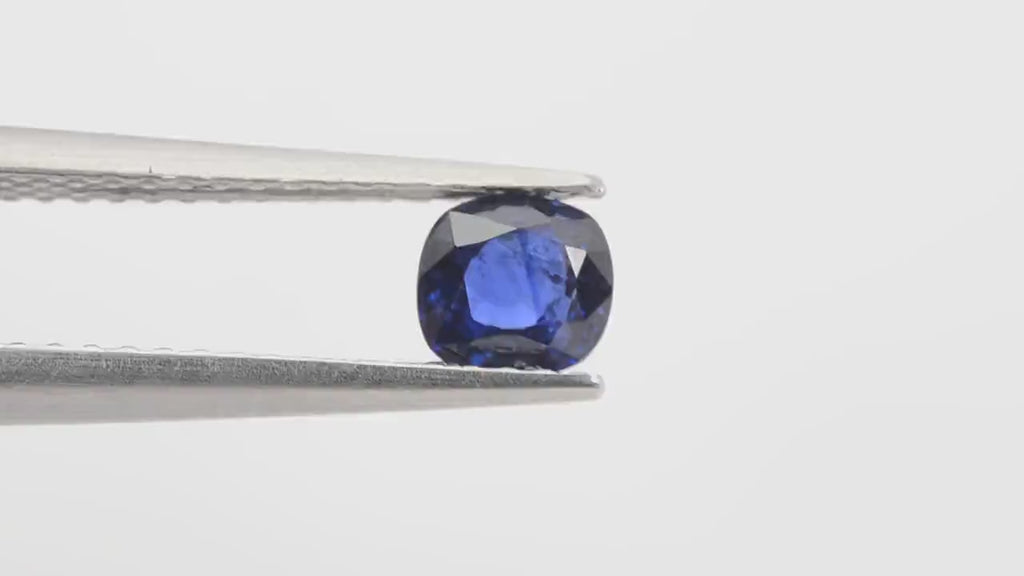 0.45 cts Natural Blue Sapphire Loose Gemstone Cushion cut