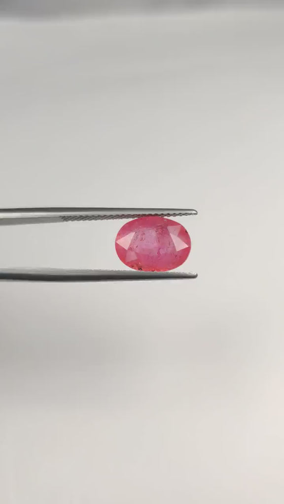 3.35 Cts Natural Fancy Sapphire Loose Gemstone Oval Cut
