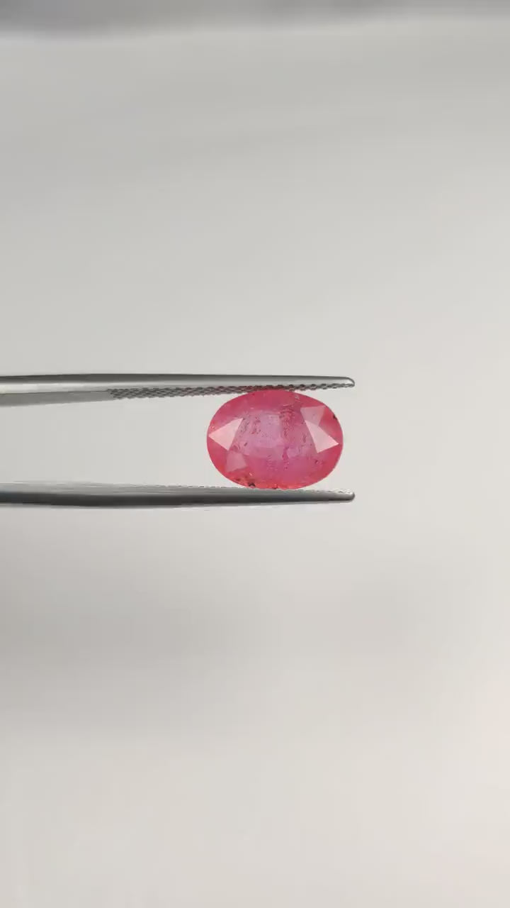 3.35 Cts Natural Fancy Sapphire Loose Gemstone Oval Cut