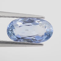 2.20 cts Unheated Natural Blue Sapphire Loose Gemstone Oval Cut