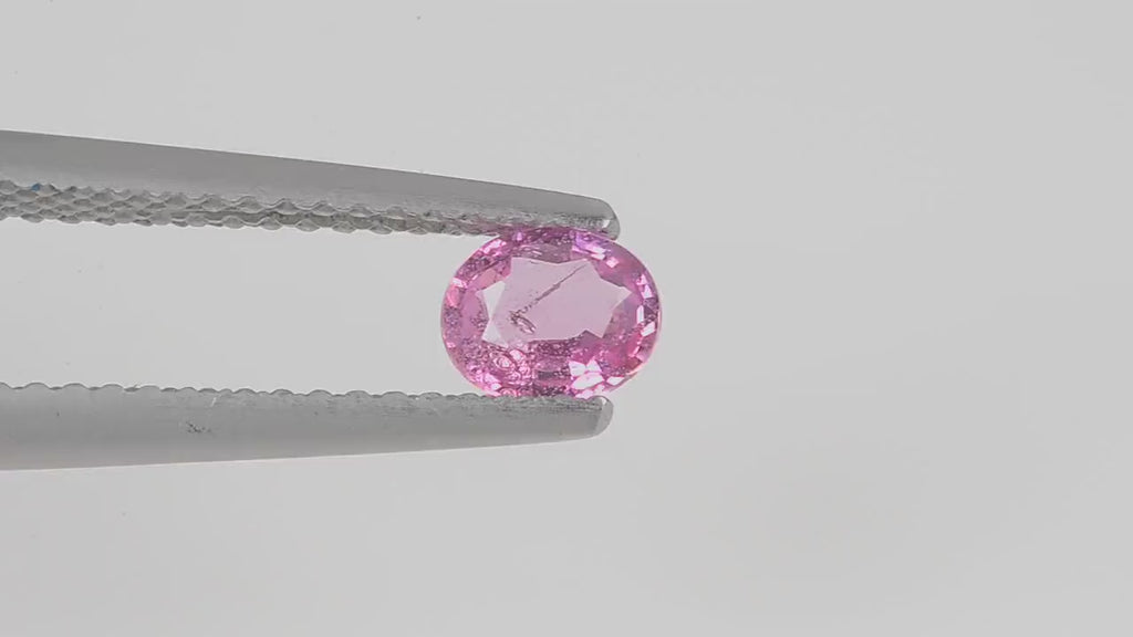 0.45 cts Natural  Pink Sapphire Loose Gemstone oval Cut