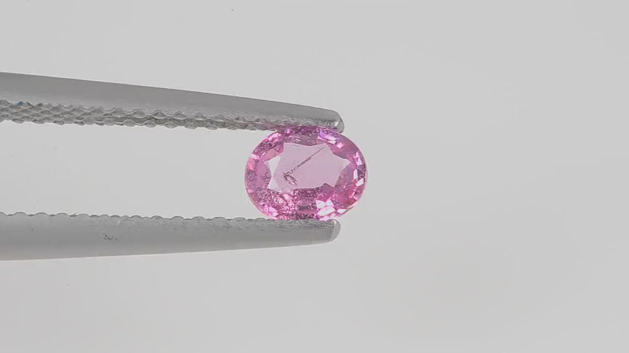 0.45 cts Natural  Pink Sapphire Loose Gemstone oval Cut