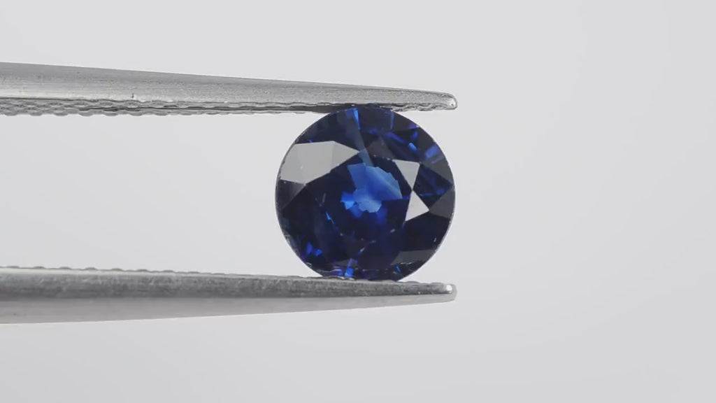 5.8 mm Natural Blue Sapphire Loose Gemstone Round Cut
