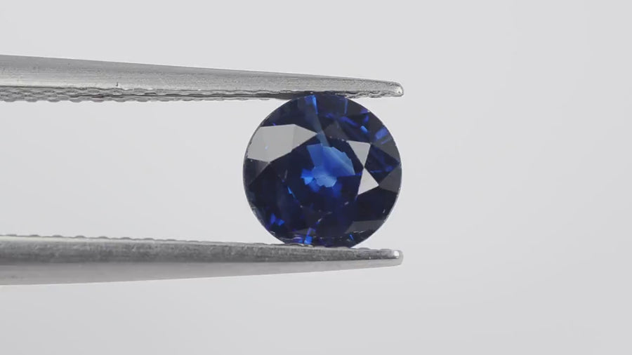 5.8 mm Natural Blue Sapphire Loose Gemstone Round Cut