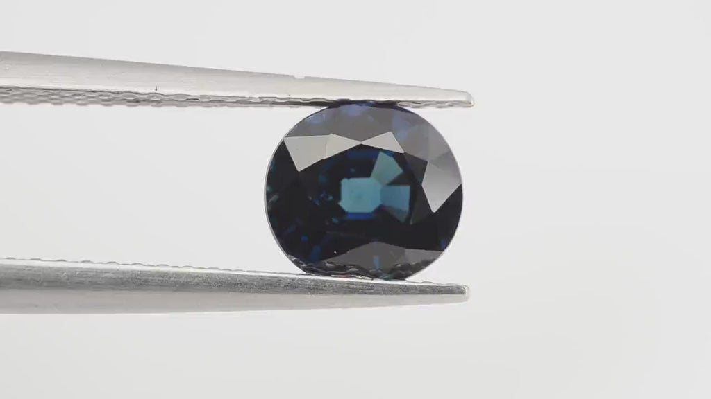 1.33 Cts Natural Teal Blue Sapphire Loose Gemstone Oval Cut