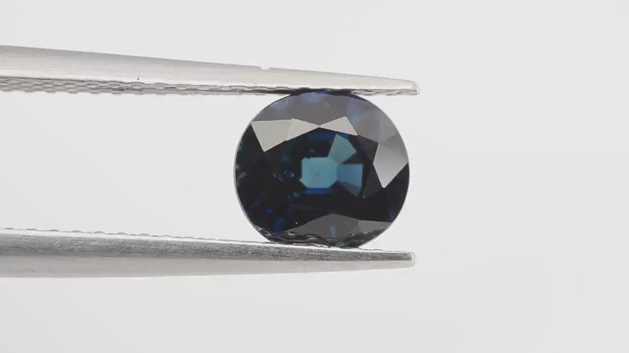 1.33 Cts Natural Teal Blue Sapphire Loose Gemstone Oval Cut