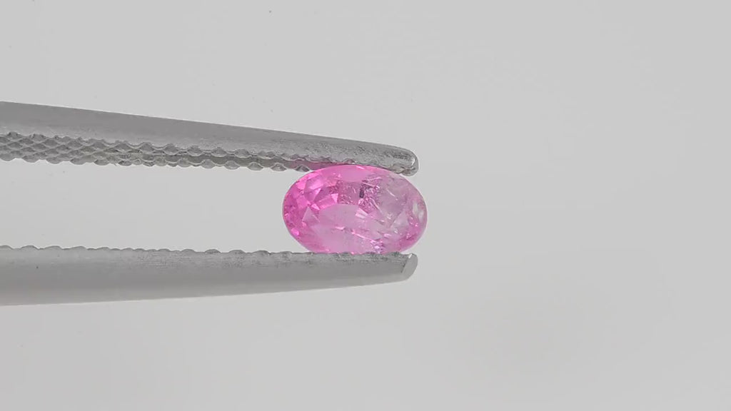 0.55 cts Natural  Pink Sapphire Loose Gemstone oval Cut