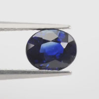 1.27 cts  Natural Blue Sapphire Loose Gemstone Oval Cut