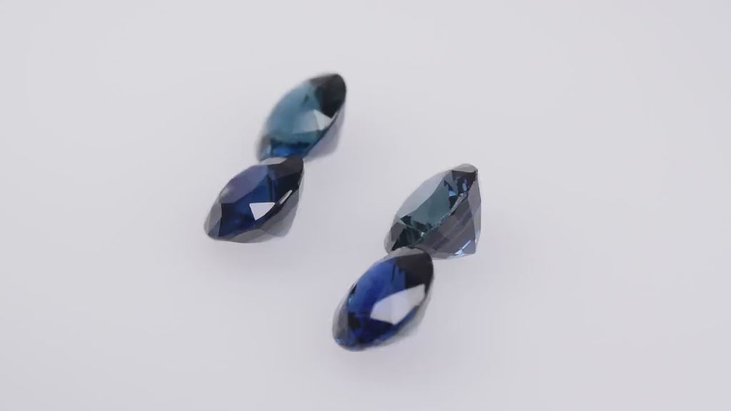 4.8-5.4 MM Natural Blue Sapphire Loose Gemstone Round Cut