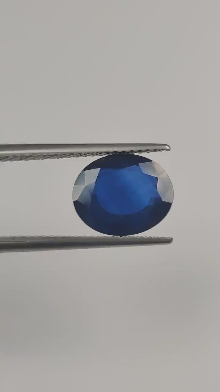 11x9 MM Natural Blue Sapphire Loose Gemstone Oval Cut