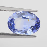 2.21 cts Unheated Natural Blue Sapphire Loose Gemstone Oval Cut