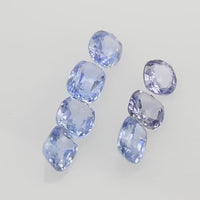LOTS: Unheated Natural Blue Sapphire Loose Gemstone Oval & Cushion Cut