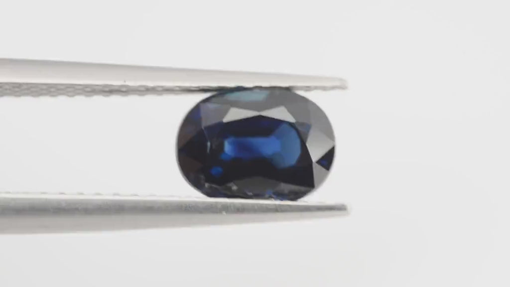 1.65 Cts Natural Teal Blue Sapphire Loose Gemstone Oval Cut