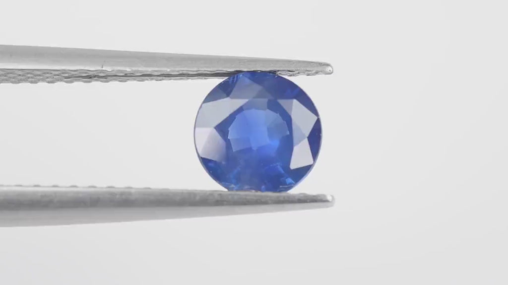 6.4 mm Natural Blue Sapphire Loose Gemstone Round Cut