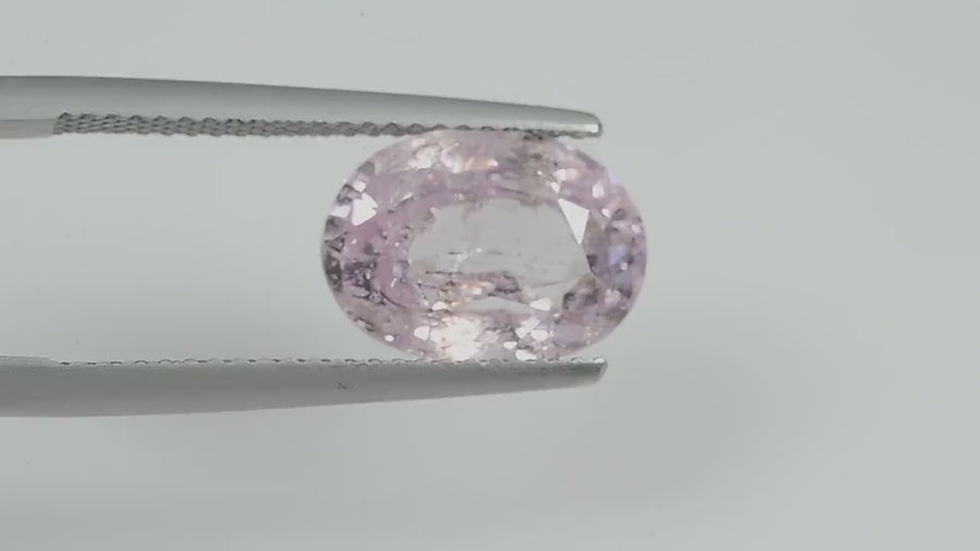 4.89 cts Natural Fancy Pink Sapphire Loose Gemstone oval Cut