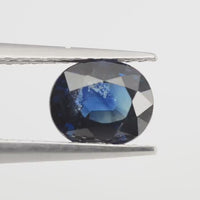 1.38 Cts Natural Teal Blue Sapphire Loose Gemstone Oval Cut