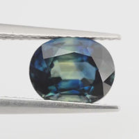 2.11 Cts Natural Teal Blue Sapphire Loose Gemstone Oval Cut