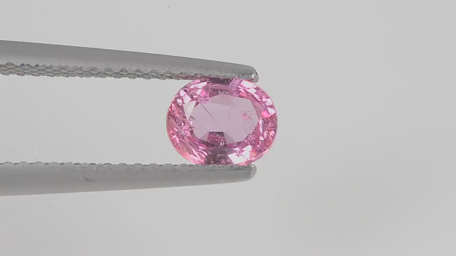 0.91 cts Natural  Pink Sapphire Loose Gemstone oval Cut
