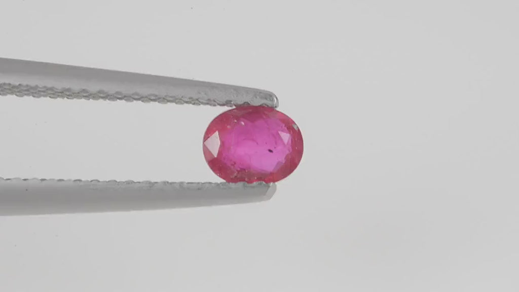 0.37 cts Natural  Pink Sapphire Loose Gemstone oval Cut