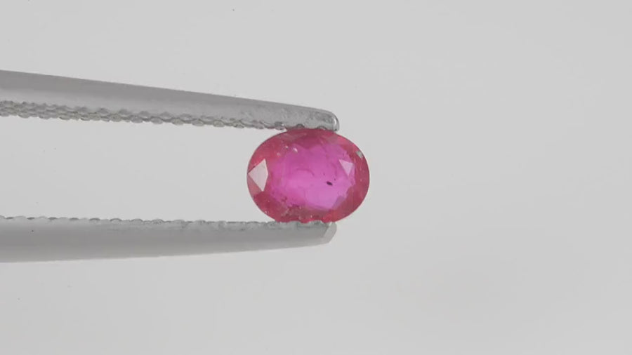 0.37 cts Natural  Pink Sapphire Loose Gemstone oval Cut
