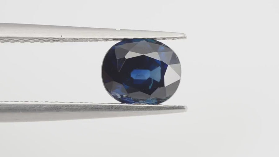 1.32 Cts Natural Teal Blue Sapphire Loose Gemstone Oval Cut