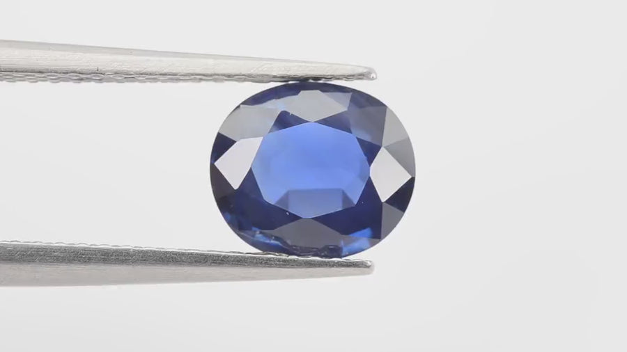 1.59 cts Natural Blue Sapphire Loose Gemstone Oval Cut