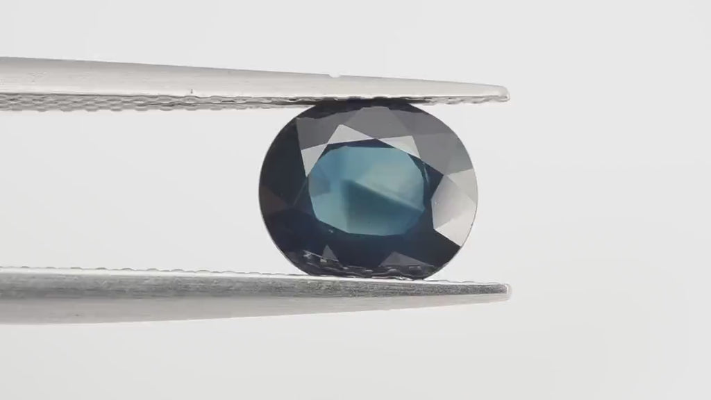 1.33 Cts Natural Teal Blue Sapphire Loose Gemstone Oval Cut