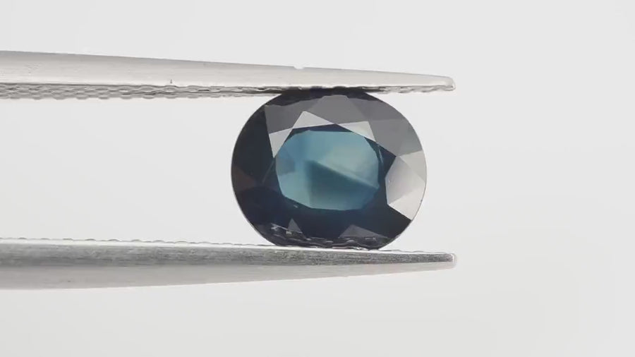 1.33 Cts Natural Teal Blue Sapphire Loose Gemstone Oval Cut