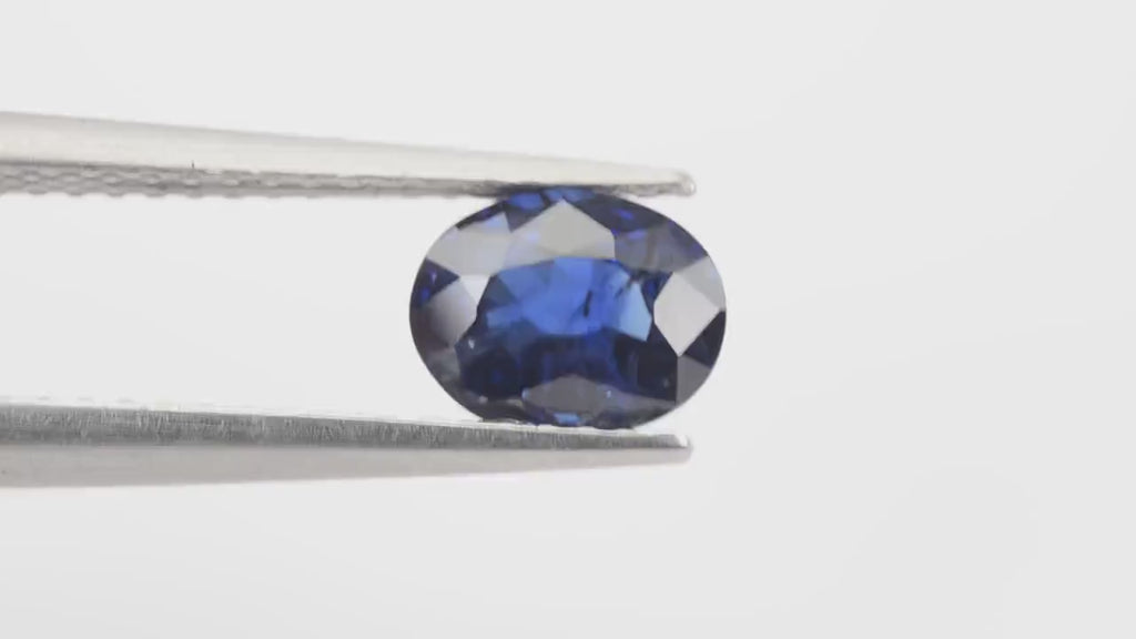 1.00 cts Natural Blue Sapphire Loose Gemstone Oval Cut