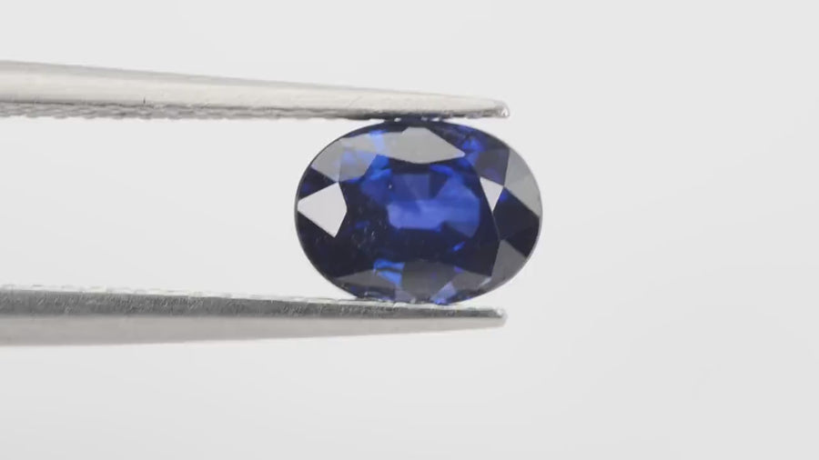 1.43 cts Natural Blue Sapphire Loose Gemstone Oval Cut