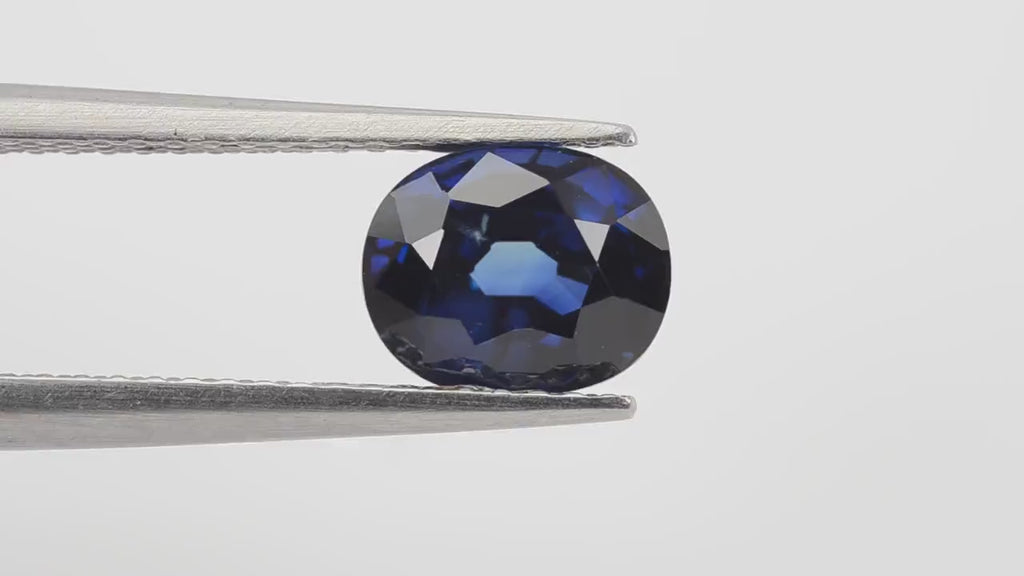 1.76 cts Natural Blue Sapphire Loose Gemstone Oval Cut