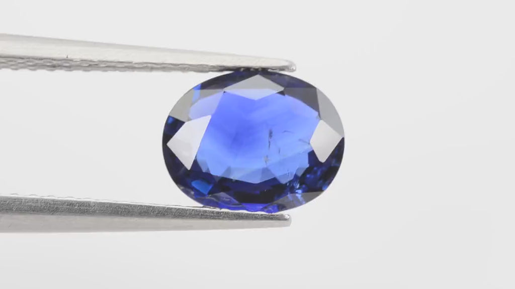 1.39 cts Natural Blue Sapphire Loose Gemstone Oval Cut