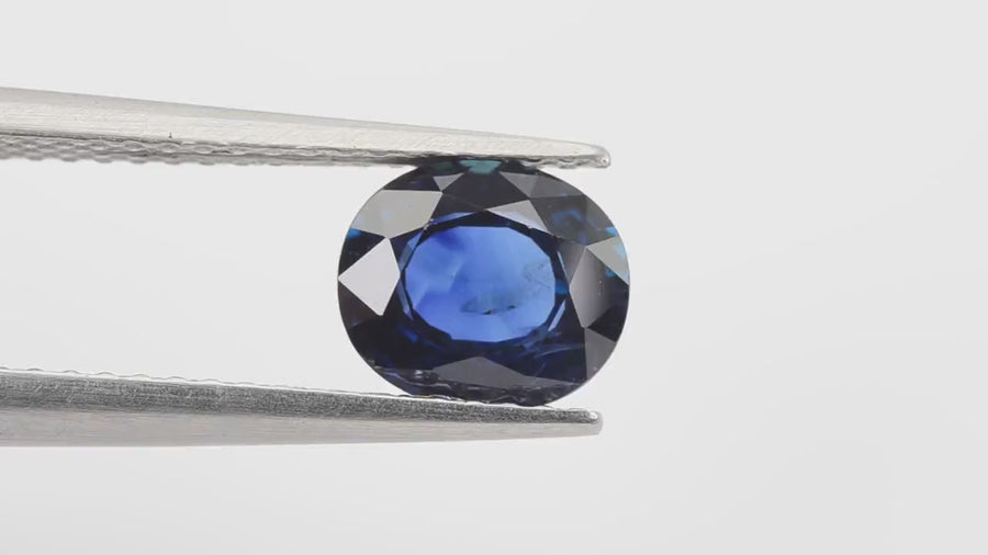 1.27 cts Natural Blue Sapphire Loose Gemstone Oval Cut