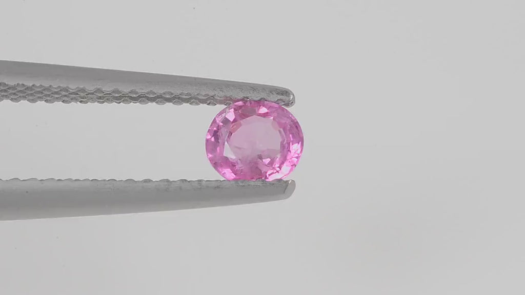 0.45 cts Natural  Pink Sapphire Loose Gemstone oval Cut