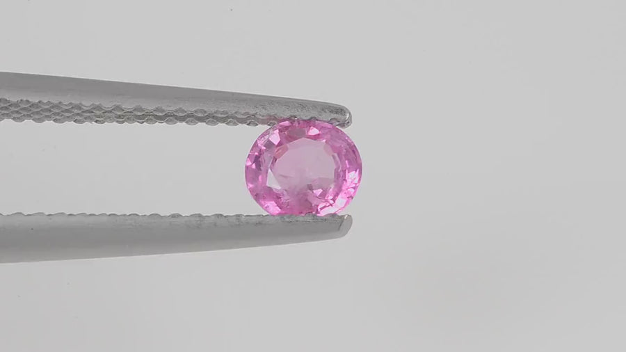 0.45 cts Natural  Pink Sapphire Loose Gemstone oval Cut
