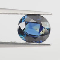 1.54 Cts Natural Teal Blue Sapphire Loose Gemstone Oval Cut