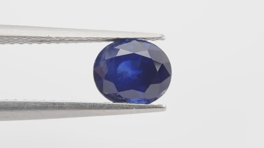 1.63 cts  Natural Blue Sapphire Loose Gemstone Oval Cut