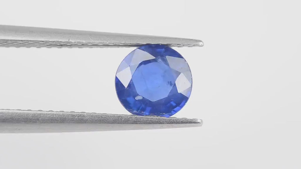 5.9 mm Natural Blue Sapphire Loose Gemstone Round Cut