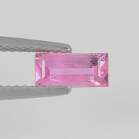 1.07 cts Natural  Pink Sapphire Loose Gemstone Baguette Cut