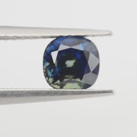 1.18 Cts Natural Teal Blue Sapphire Loose Gemstone Oval Cut