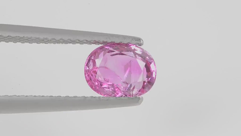 1.75 cts Natural  Pink Sapphire Loose Gemstone oval Cut