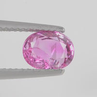 1.75 cts Natural  Pink Sapphire Loose Gemstone oval Cut