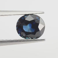 1.19 Cts Natural Teal Blue Sapphire Loose Gemstone Oval Cut