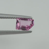 0.98 cts Natural  Pink Sapphire Loose Gemstone Baguette Cut