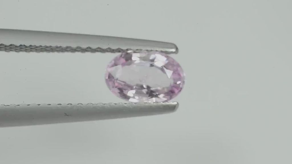 0.87 cts Natural Fancy Pink Sapphire Loose Gemstone oval Cut
