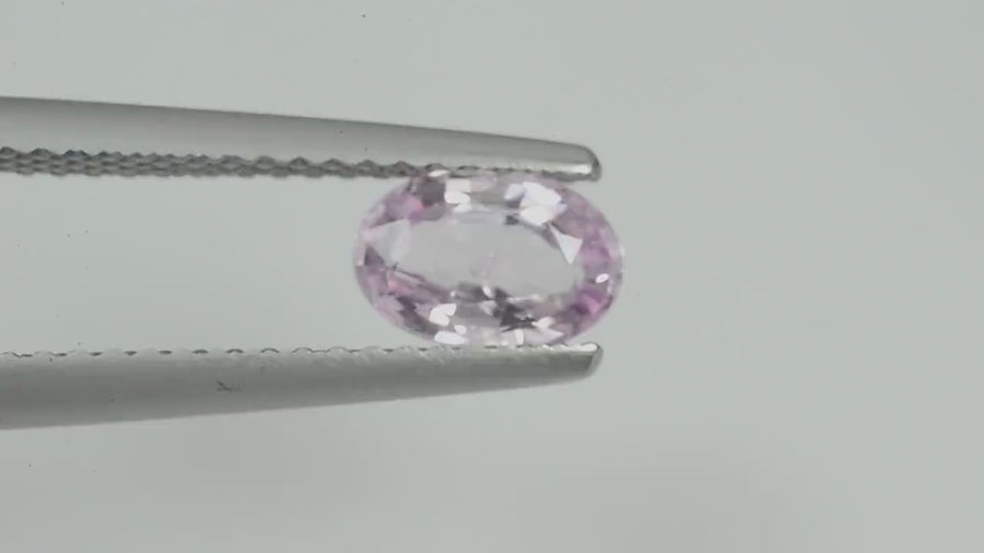 0.87 cts Natural Fancy Pink Sapphire Loose Gemstone oval Cut