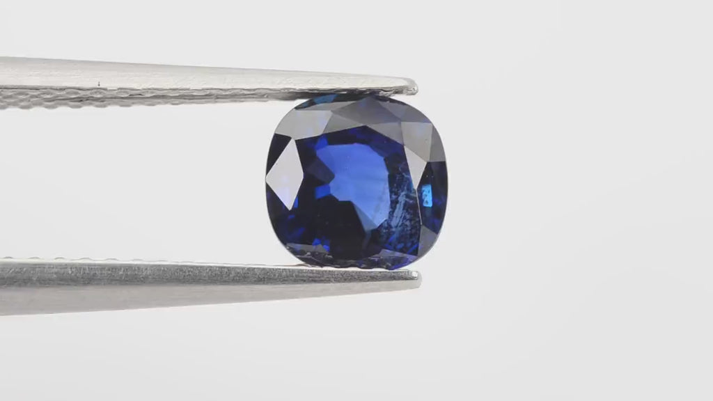 1.19 cts Natural Blue Sapphire Loose Gemstone Cushion Cut