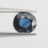 1.11 Cts Natural Teal Blue Sapphire Loose Gemstone Oval Cut